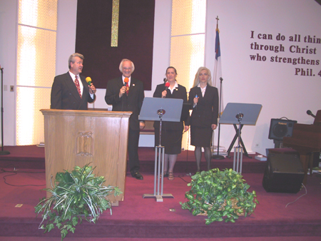 The Island Singers in Performance on Sunday May 18, 2003 in the East Patchogue Christian Assembly, East Patchogue, New York