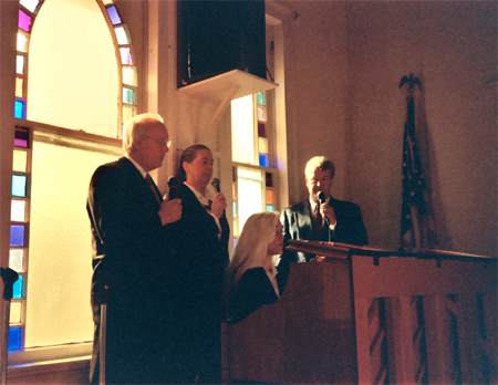 The Island Singers in Performance on Sunday November 10, 2002 at the 40th Anniversary Celebration of a Pentecostal Church in Port Washington in the Port Washington Assembly of God, NY